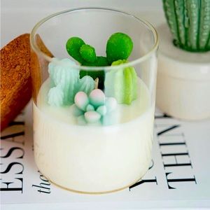 Cactus Succulent Candle